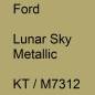 Preview: Ford, Lunar Sky Metallic, KT / M7312.